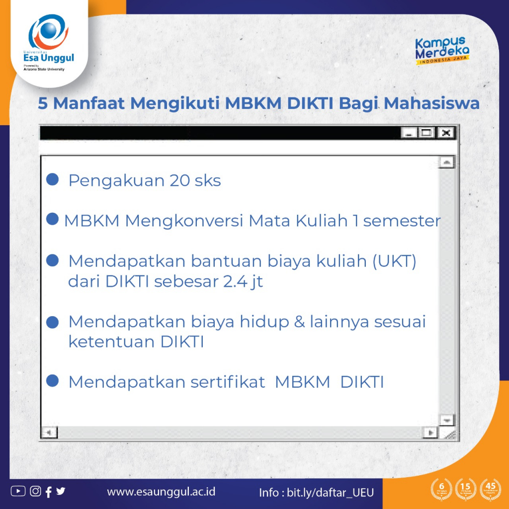 Manfaat Mengikuti Mbkm Dikti Bagi Mahasiswa Fakultas Ilmu Komputer